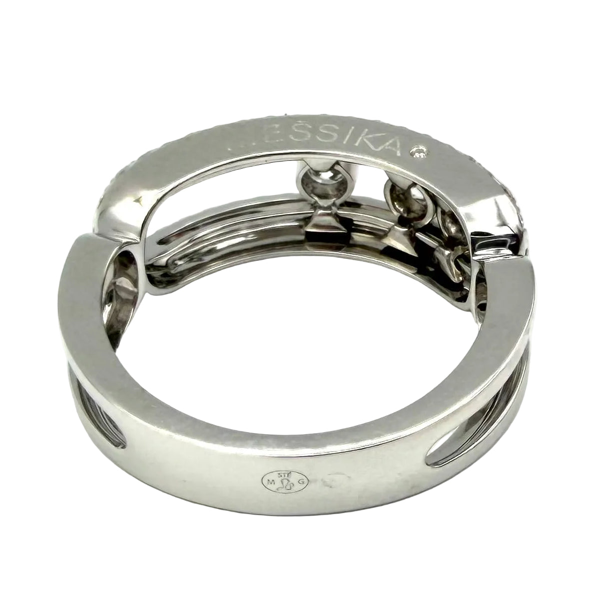 MESSIKA "Move Classique" GM Pave Ring in white gold and diamonds
