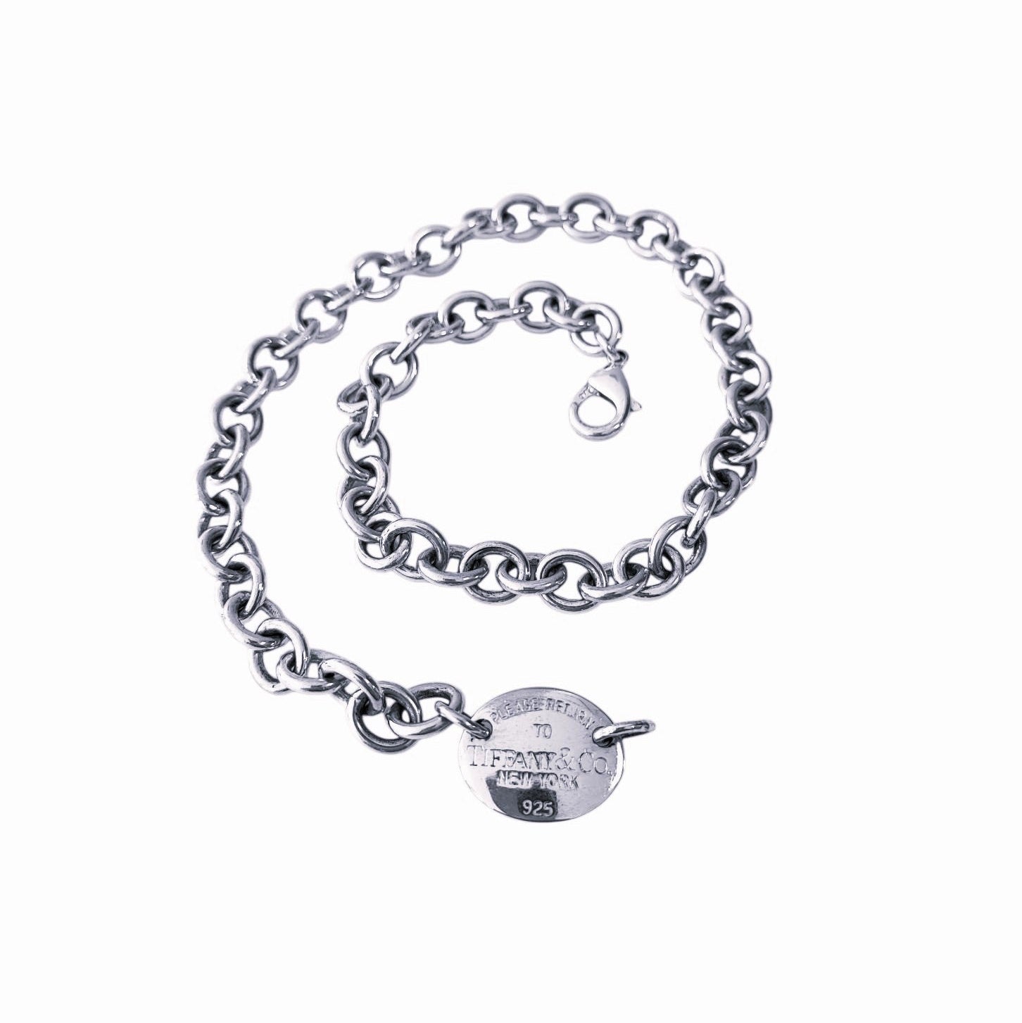 Necklace TIFFANY & CO "Return to Tiffany" in silver