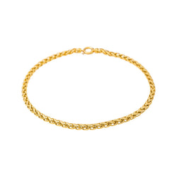 Yellow gold necklace