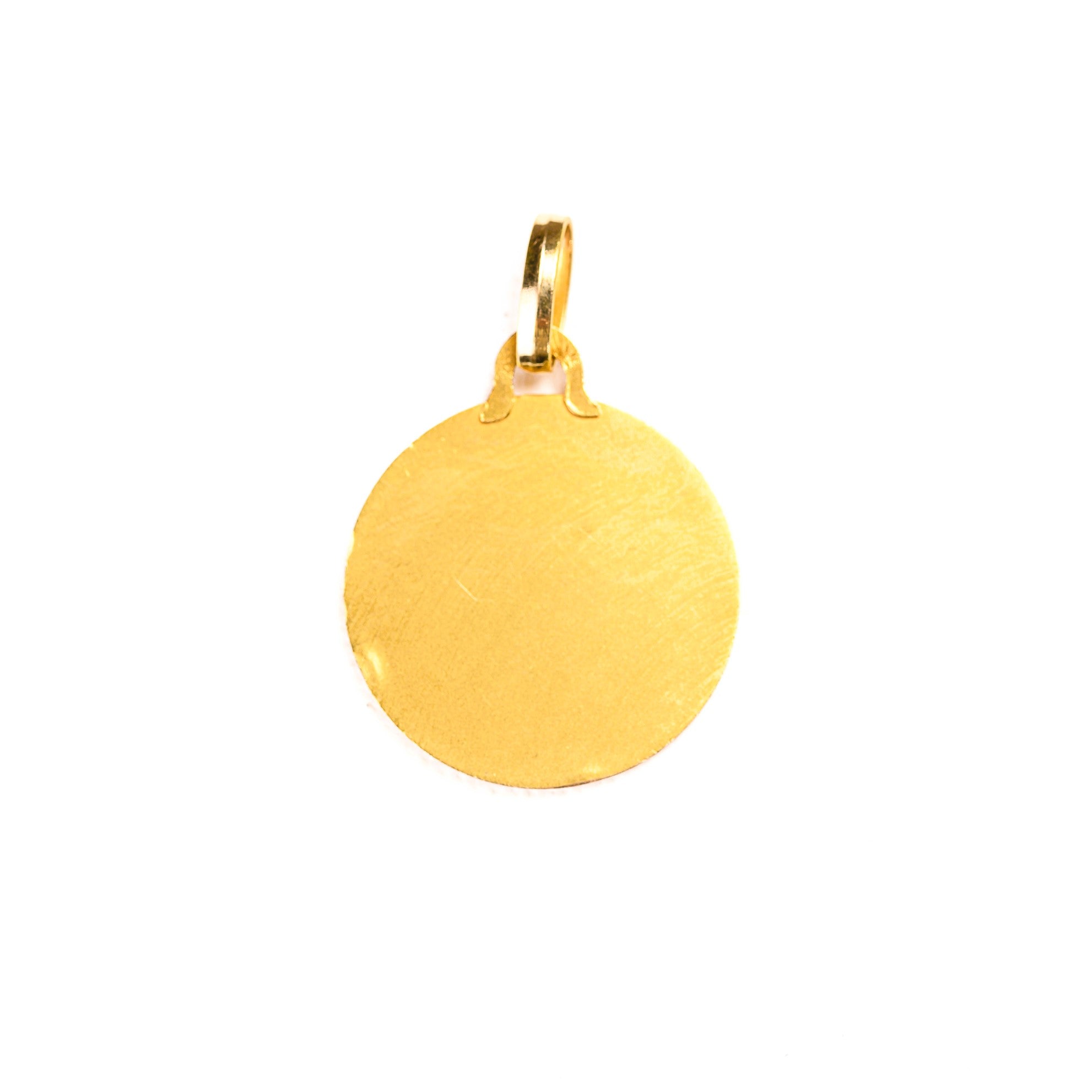 Médaille en or jaune et or vert