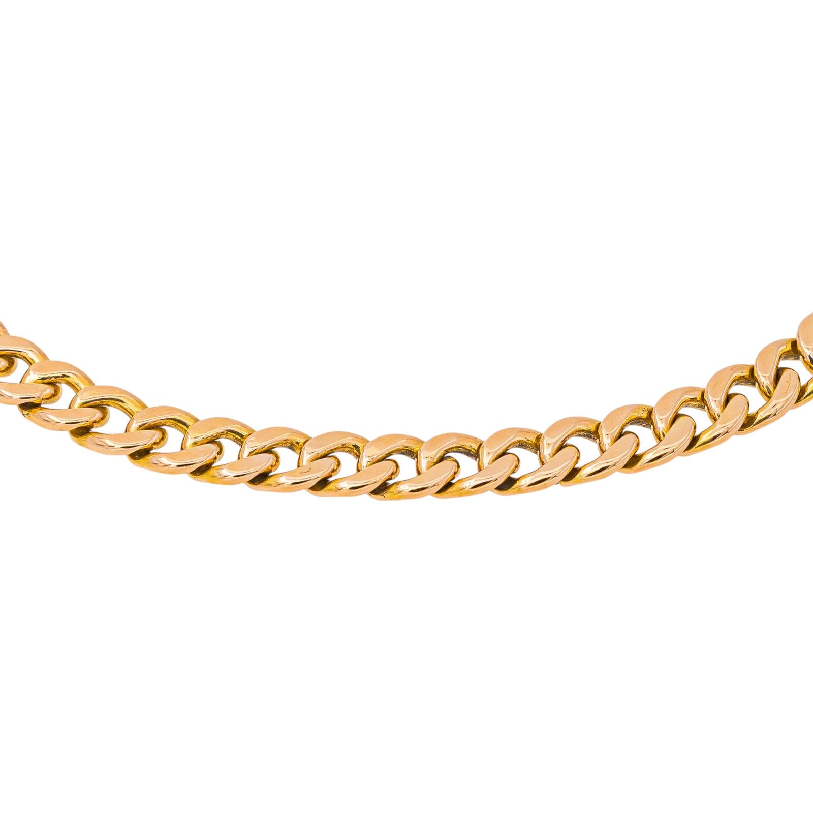 Bracelet Maille gourmette Or rose