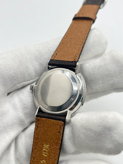OMEGA "De Ville" Watch in Steel and Leather