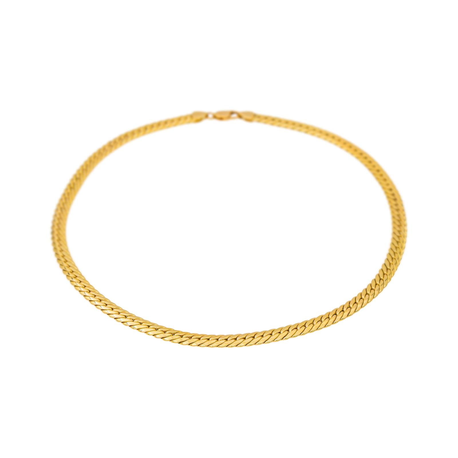 Collier Maille anglaise Or jaune
