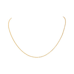 Yellow Gold Nautical Link Necklace