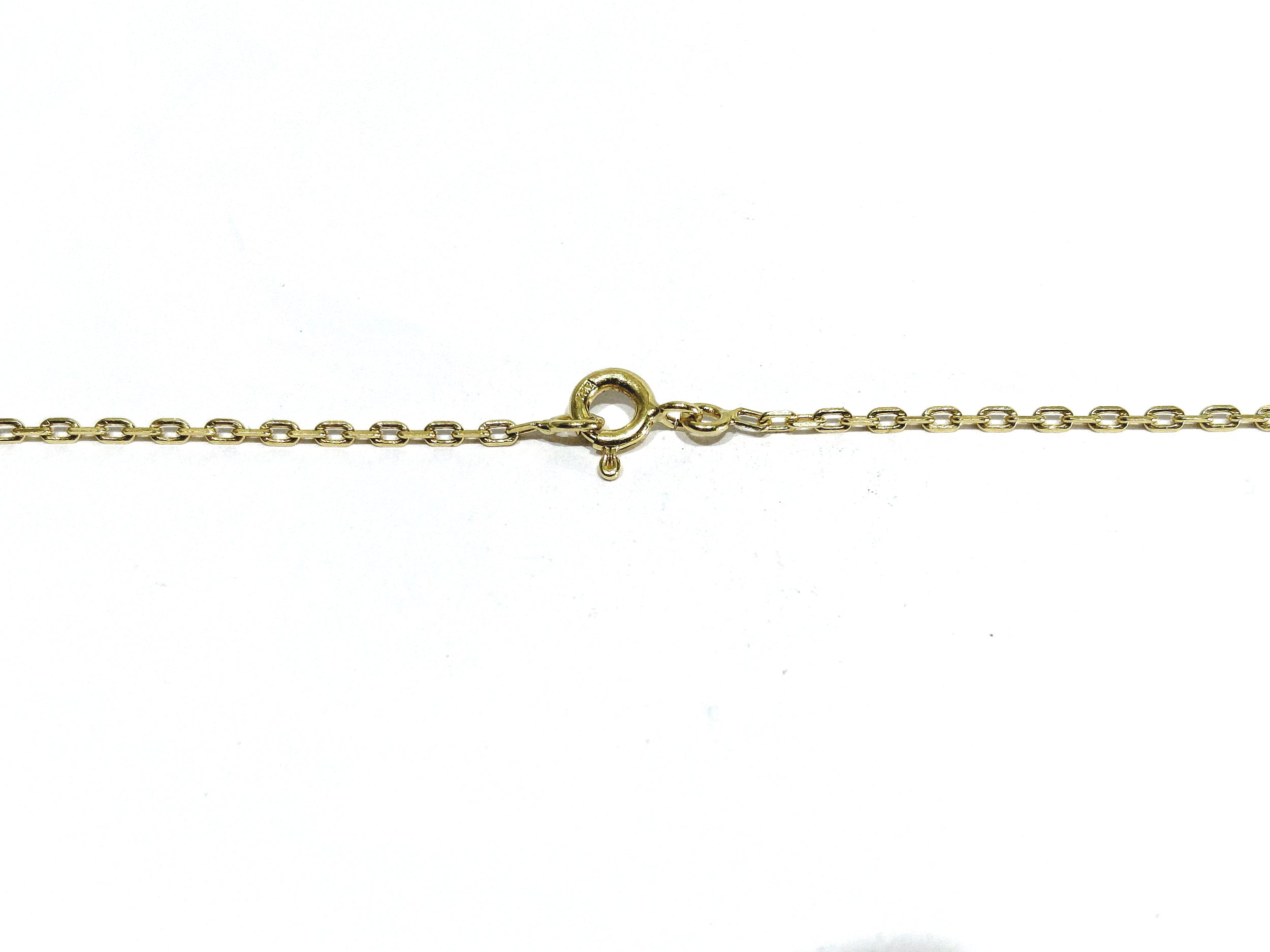 Yellow gold Forçat-link chain