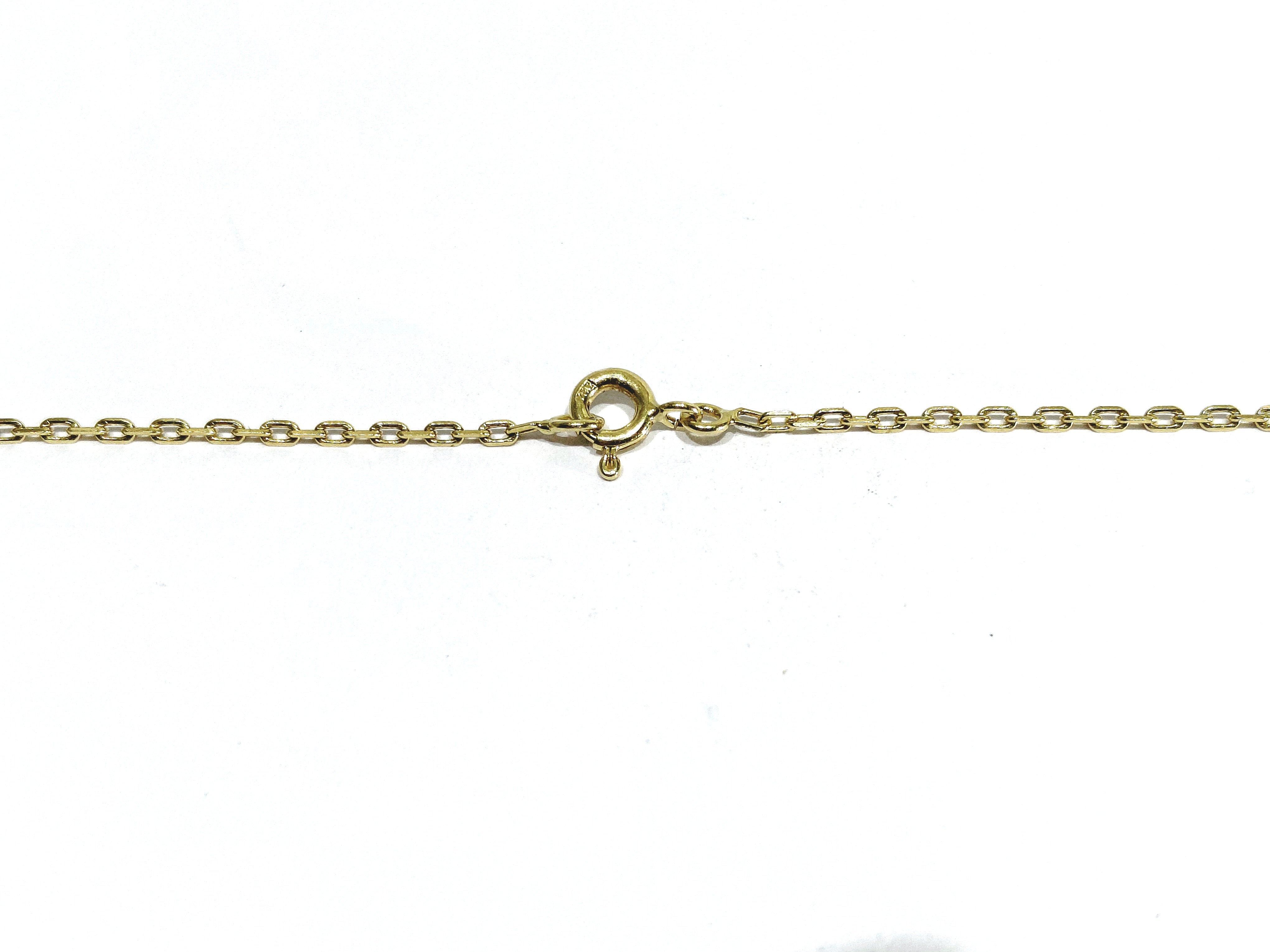 Yellow gold Forçat-link chain