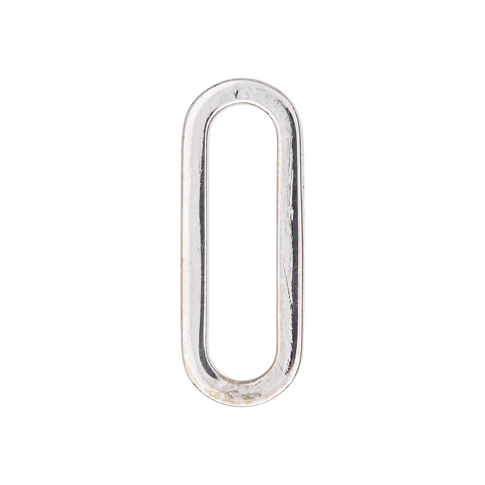 Dinh Van White Gold Link Cordon Bracelet