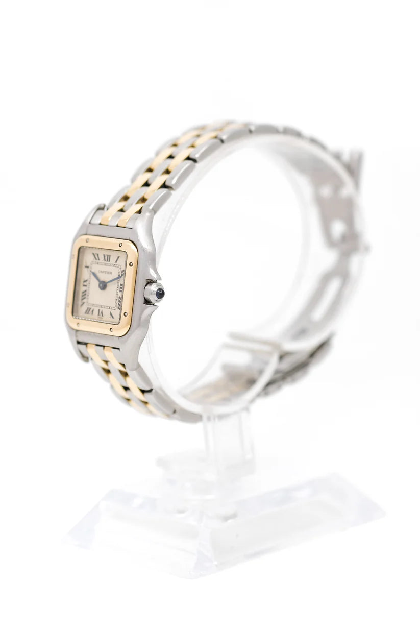 Montre CARTIER Panthère en or jaune et acier