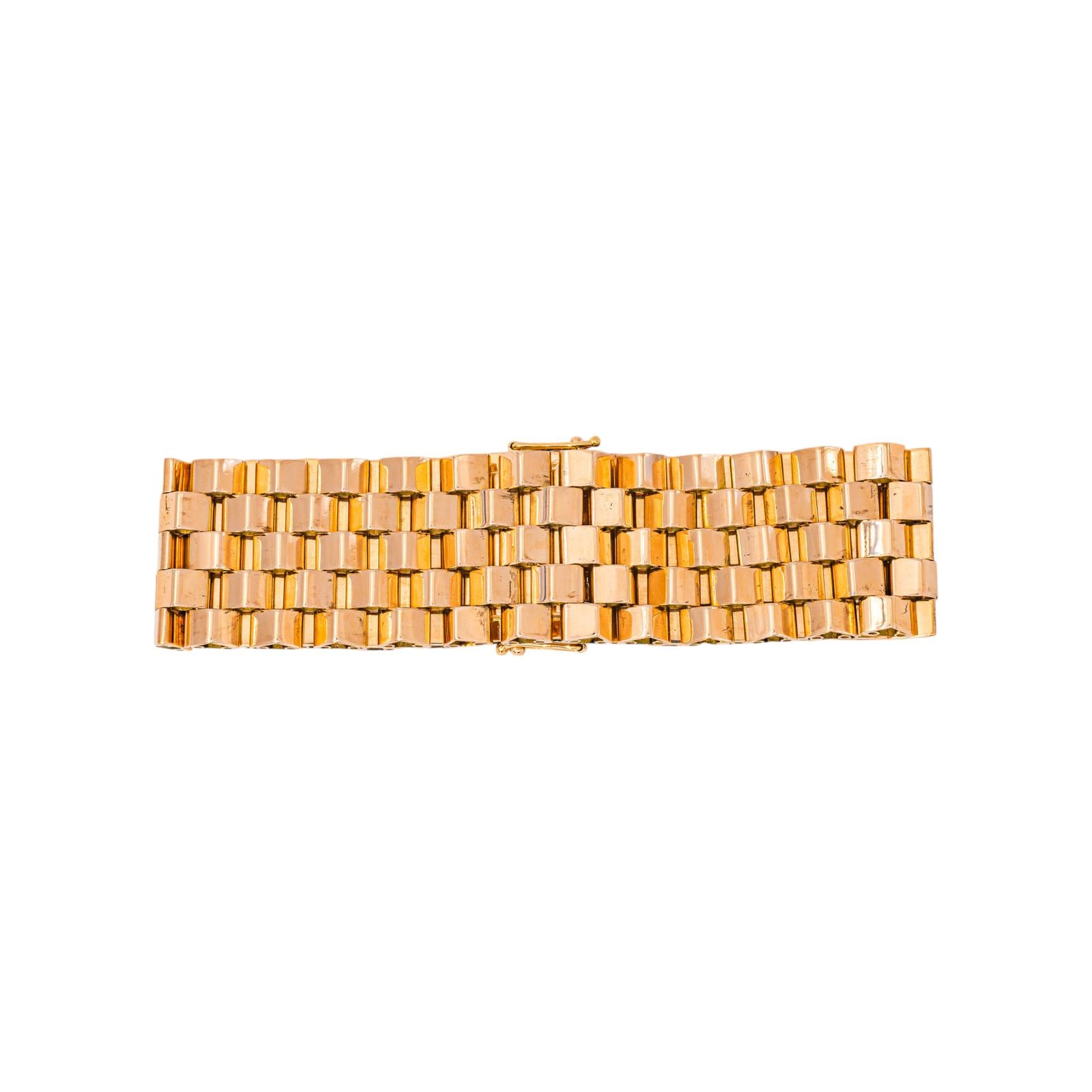 Rose gold cuff bracelet