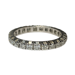 Platinum and Diamond Wedding Band
