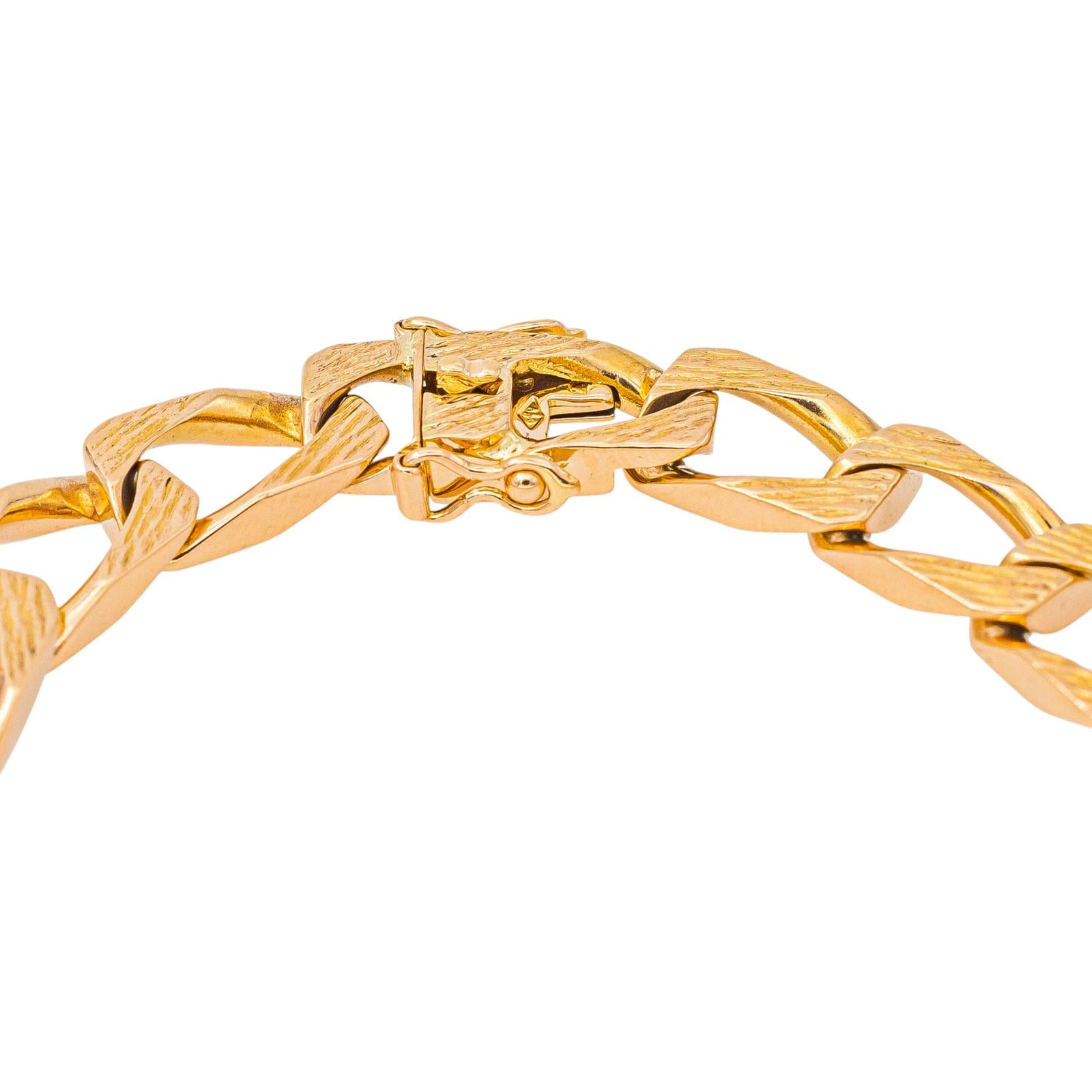 Bracelet Maille gourmette Or rose