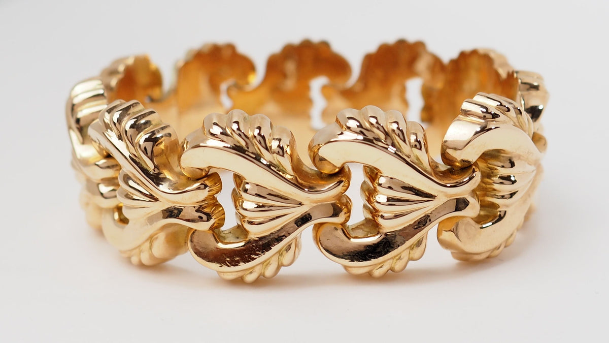 Yellow Gold Tank Bracelet