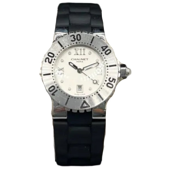 CHAUMET "Class One" Watch in Steel and Rubber