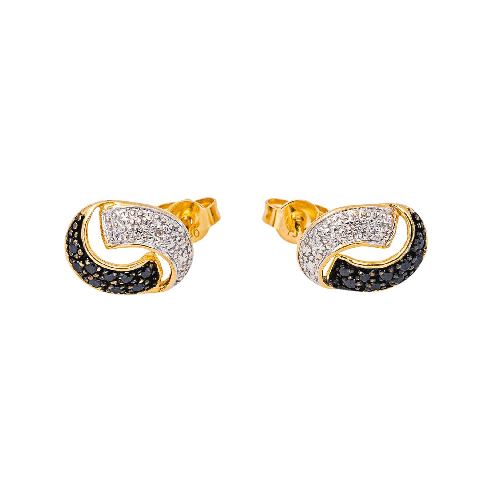 Boucles d'oreilles Dormeuses Or jaune  Diamant