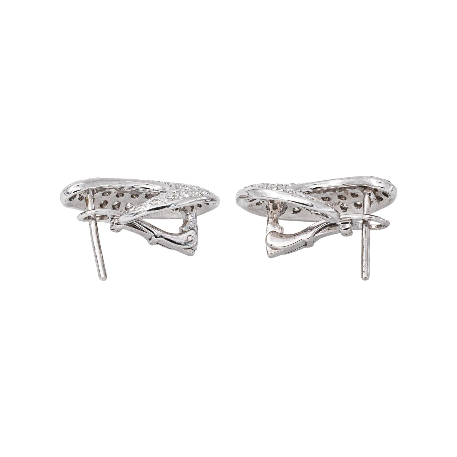 White gold Diamond Earrings