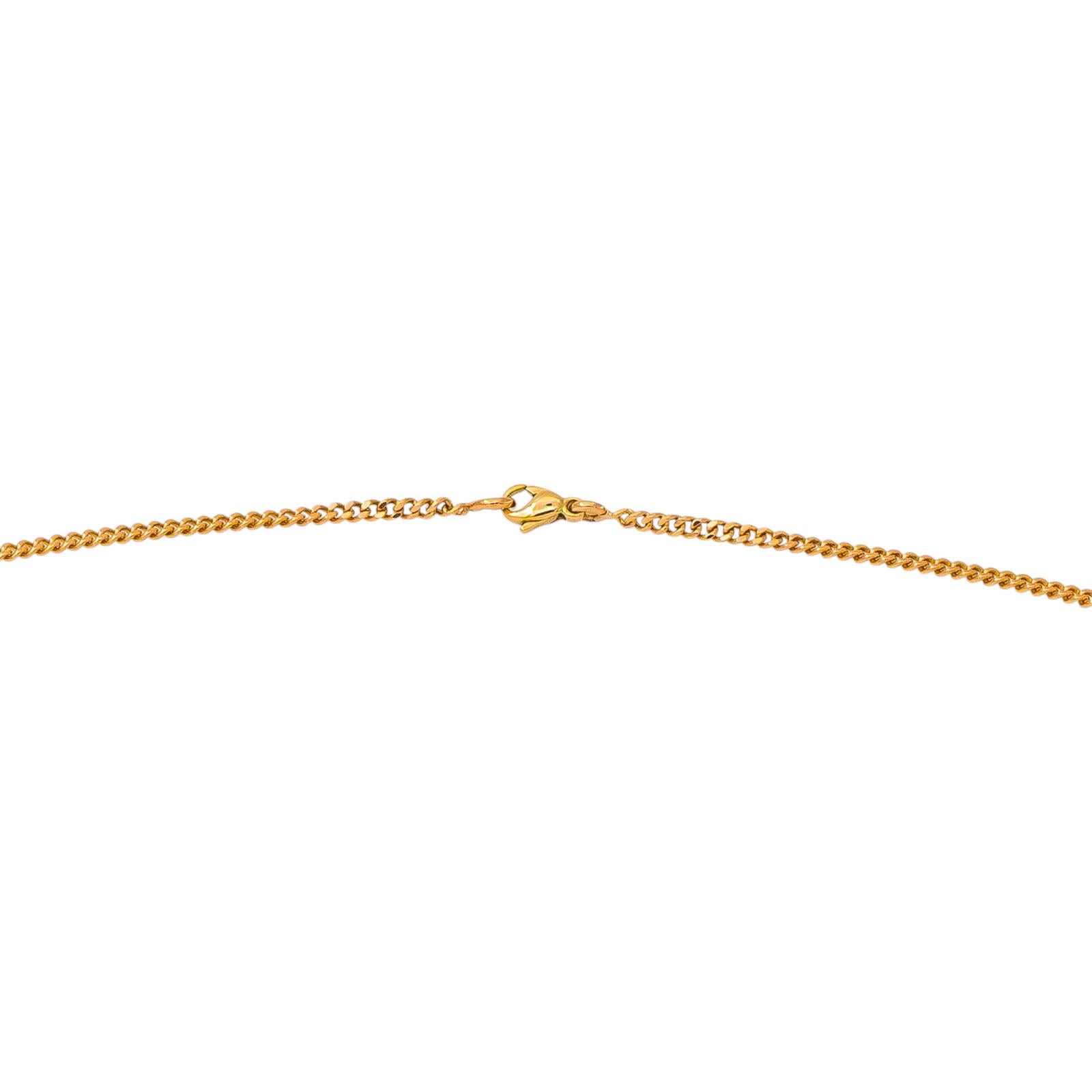 Rose gold Curb chain Necklace