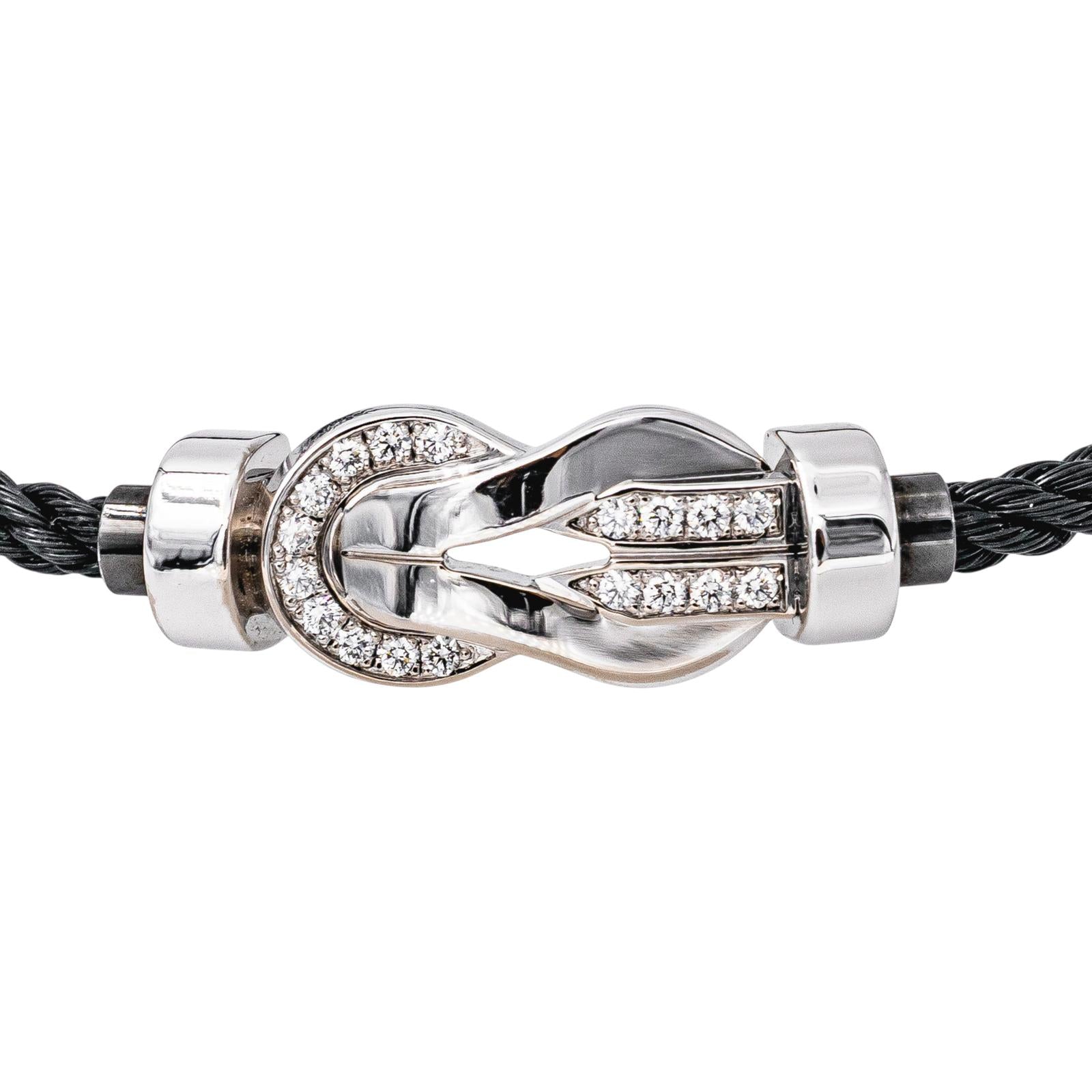Fred Bracelet Chance Infinie Or blanc Diamant