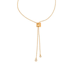 Ginette NY  Collier Négligé  Or rose Diamant