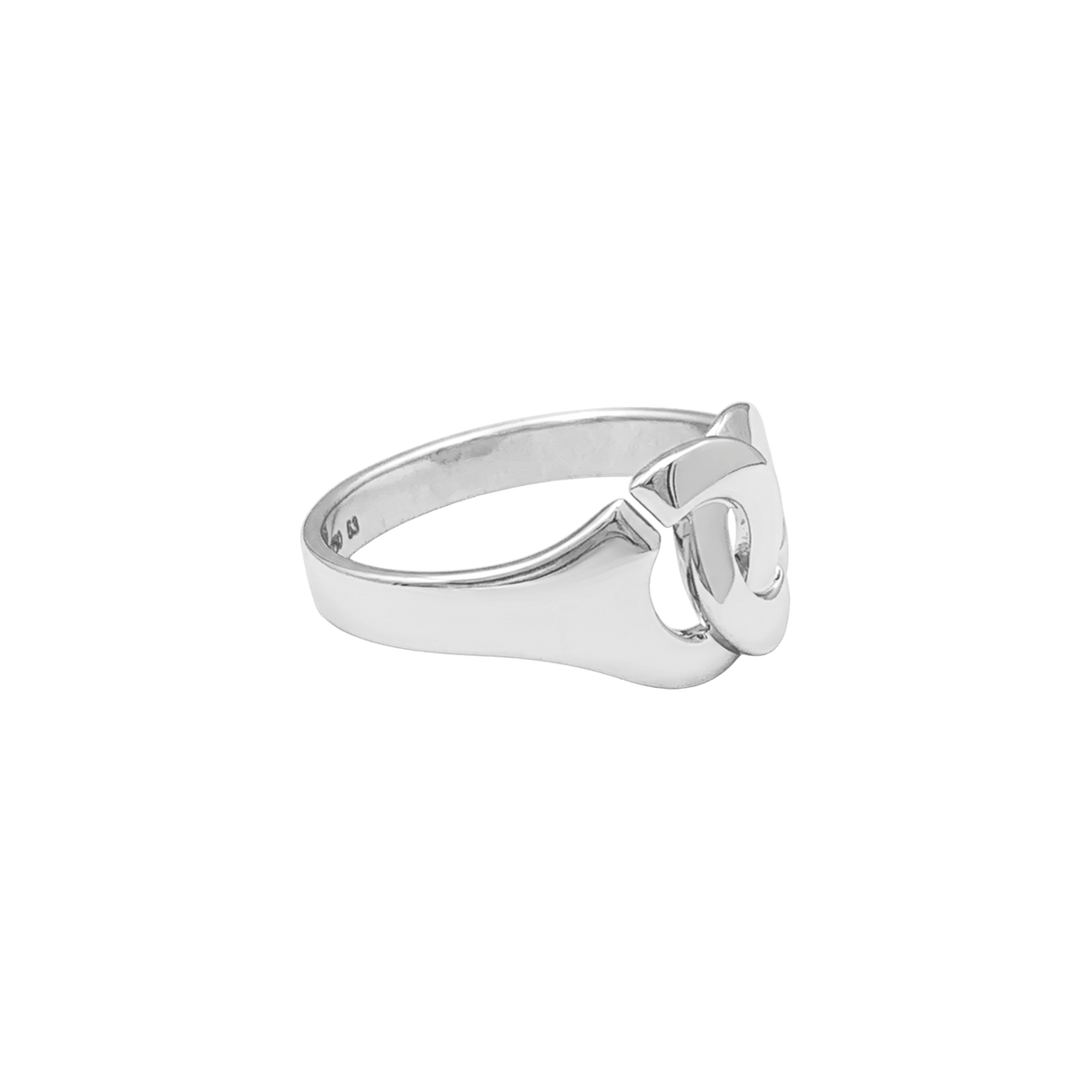 DINH VAN "R10 Handcuffs" Ring in White Gold