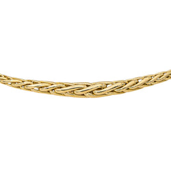 Collier Maille palmier Or jaune