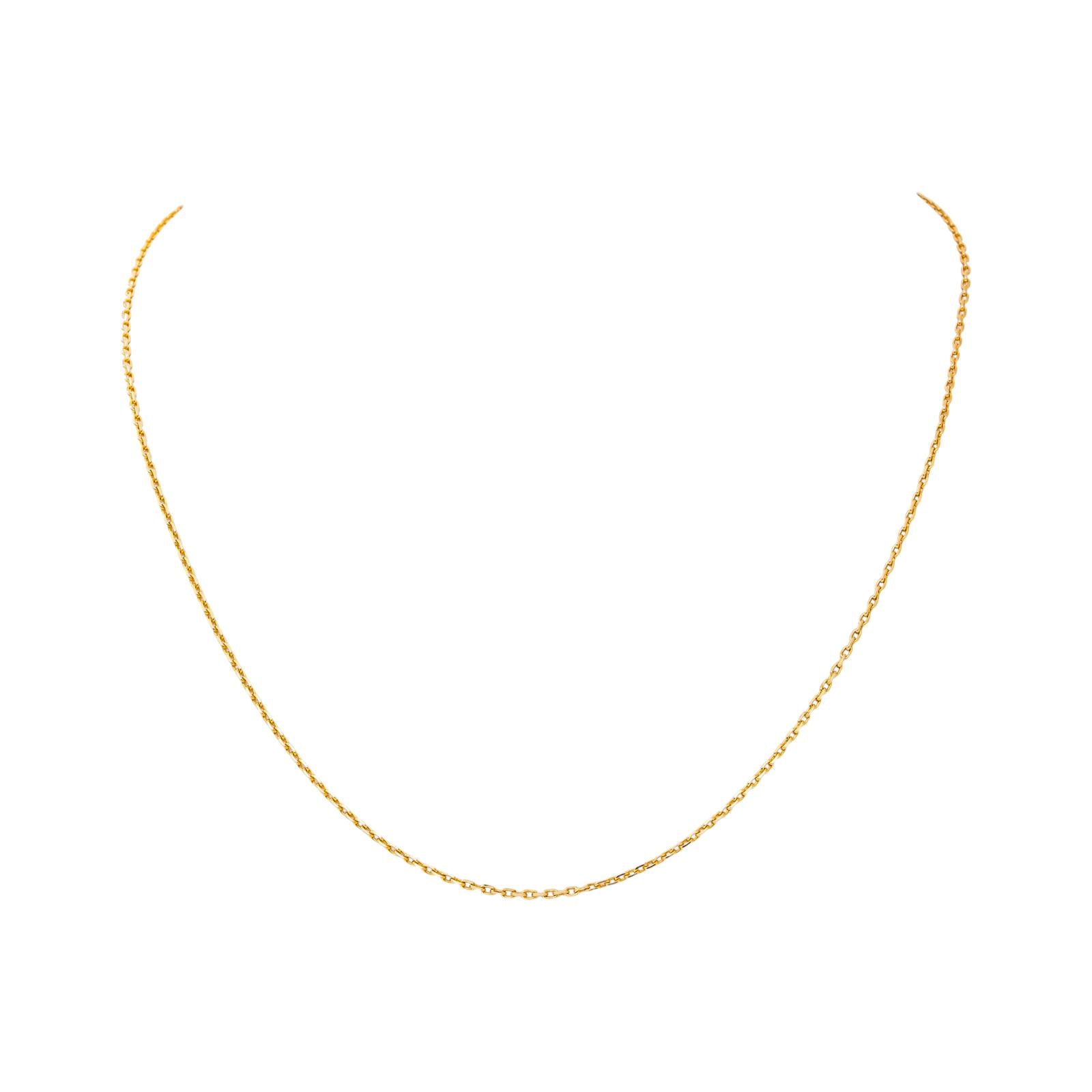 Yellow Gold Forçat Link Necklace