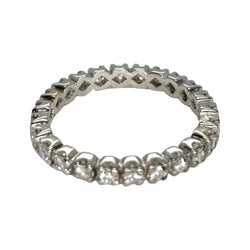 Bague Alliance en or blanc et diamants