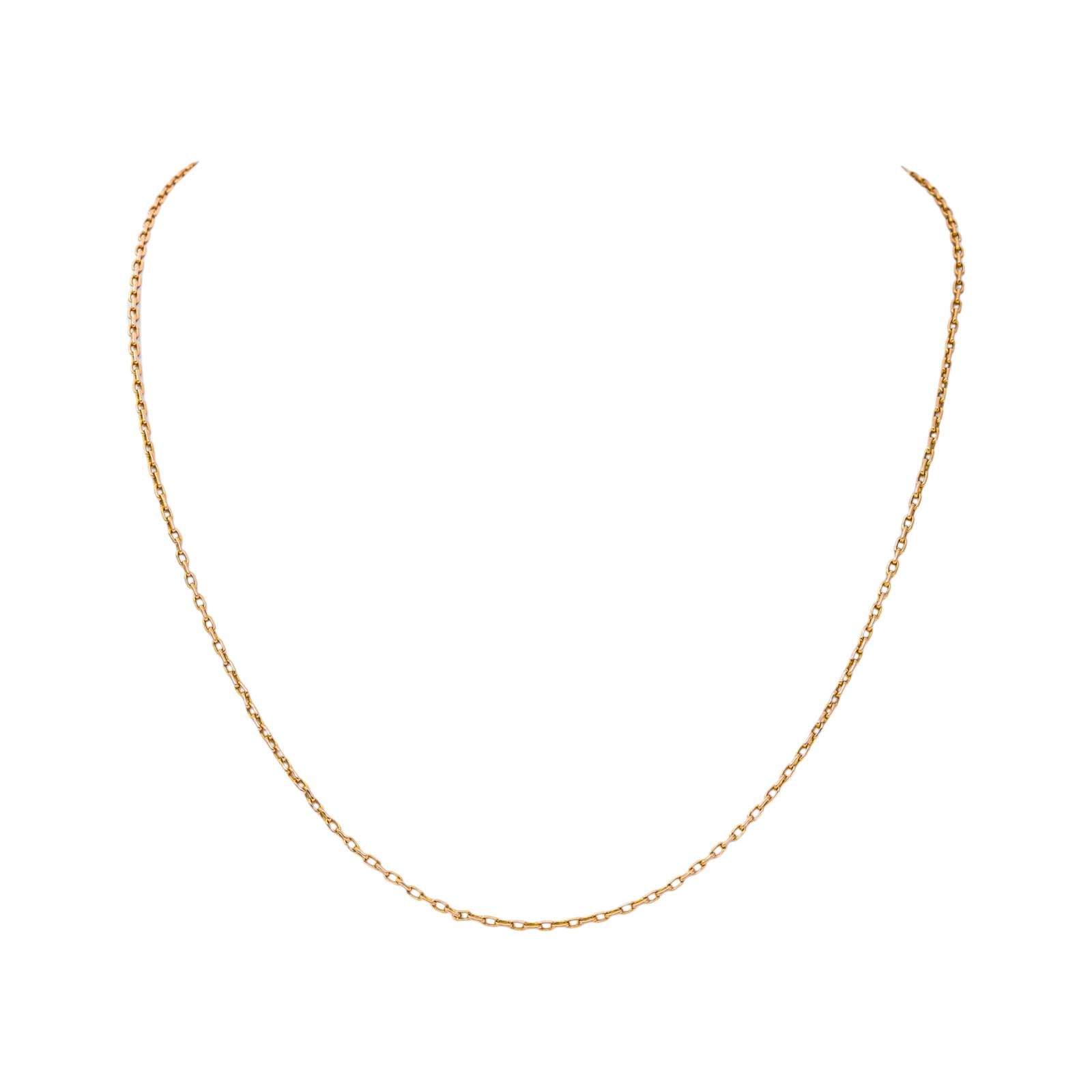 Rose Gold Forçat Link Necklace
