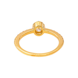 Bague Pompadour Or jaune Diamant