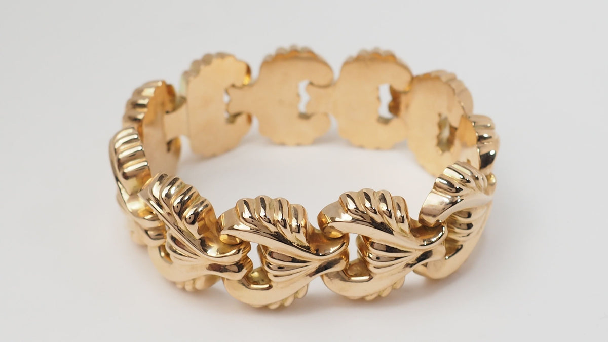 Yellow Gold Tank Bracelet