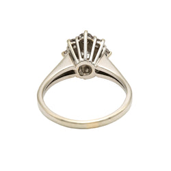 "Entourage" Ring in White Gold and Diamonds