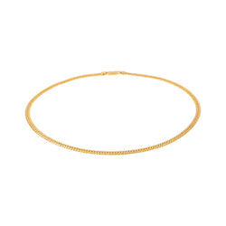 Yellow Gold English Link Necklace