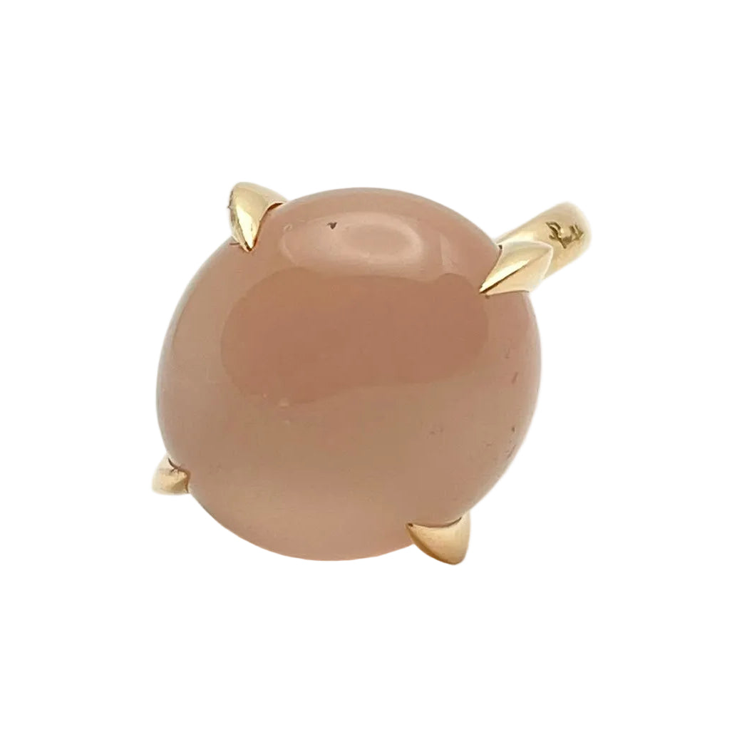 POMELLATO "Veleno" Solitaire Ring in yellow gold with moonstone