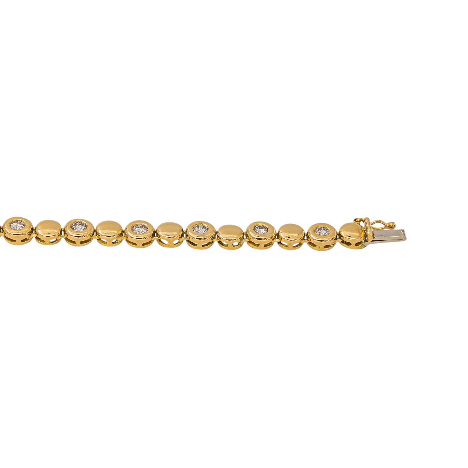 Yellow Gold Diamond Necklace