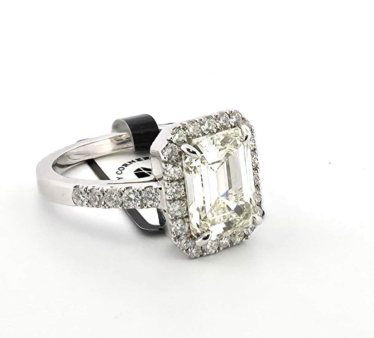 "Entourage" Ring in White Gold and Diamonds