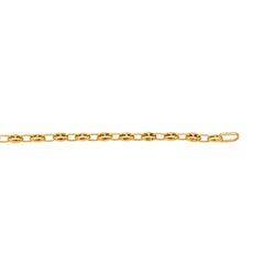 Yellow Gold Coffee Bean Necklace