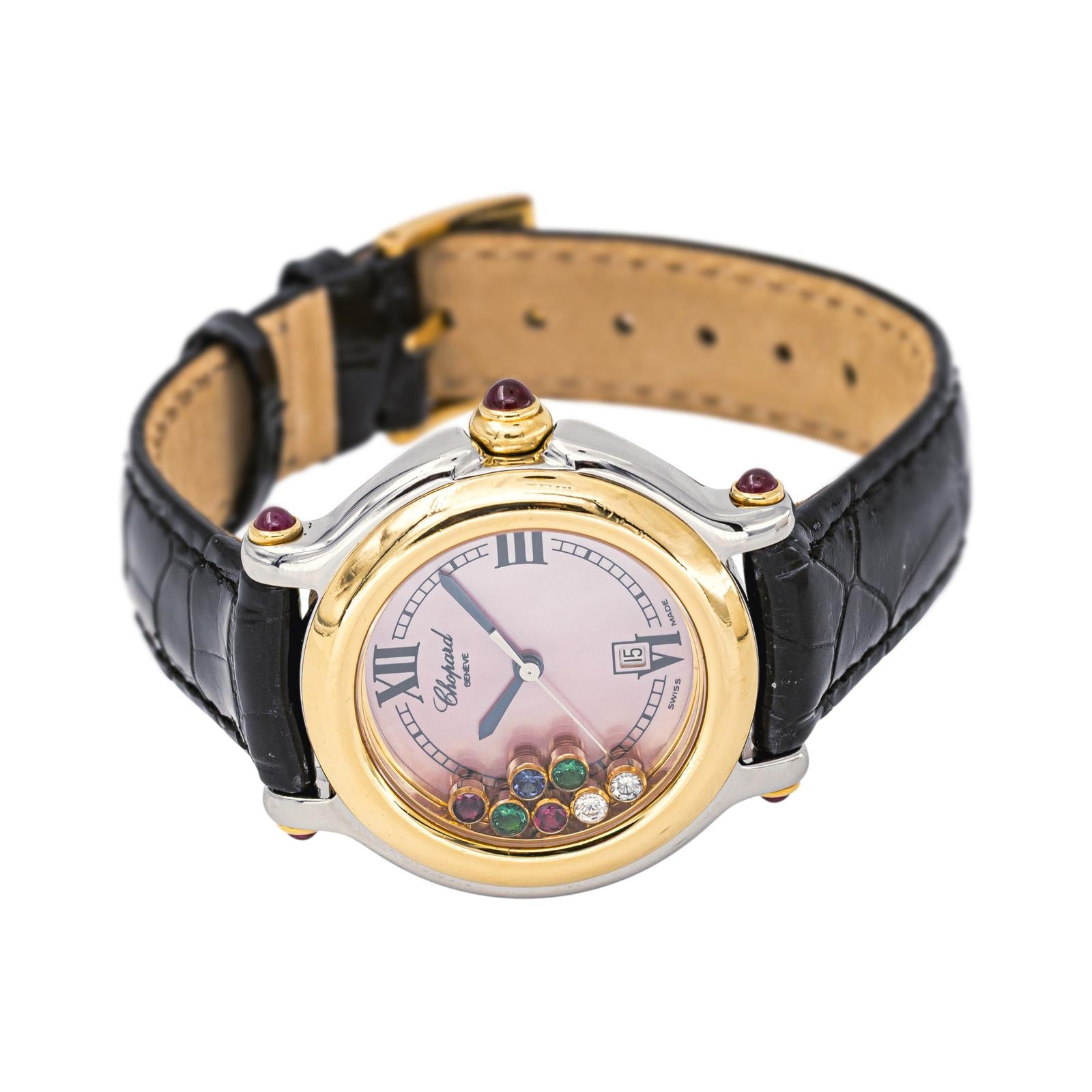 Chopard Happy Sport Watch, Stainless Steel, Ruby