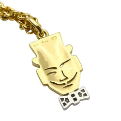 POMELLATO Pendant Necklace in white gold, yellow gold, and diamonds