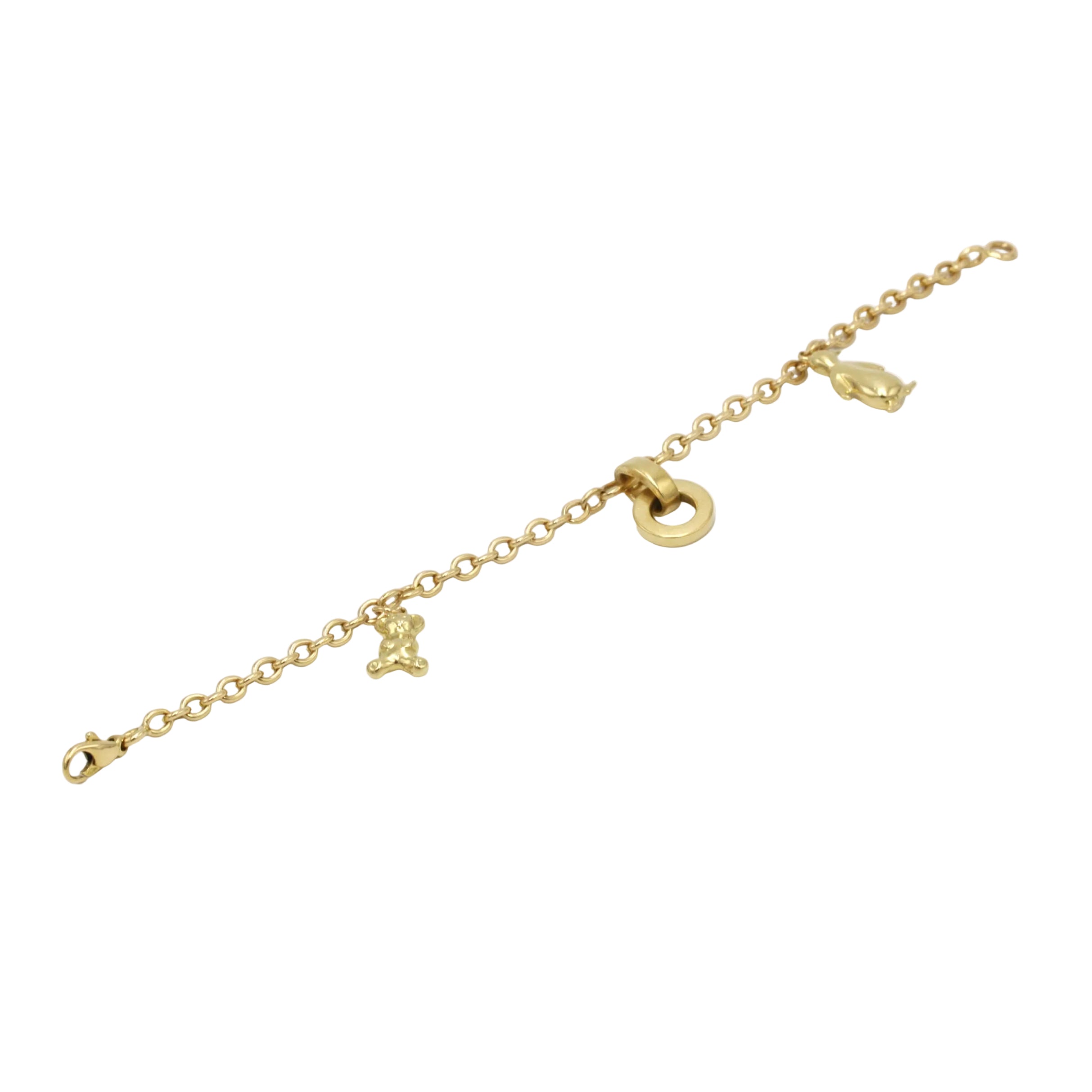 Yellow Gold Charm Bracelet