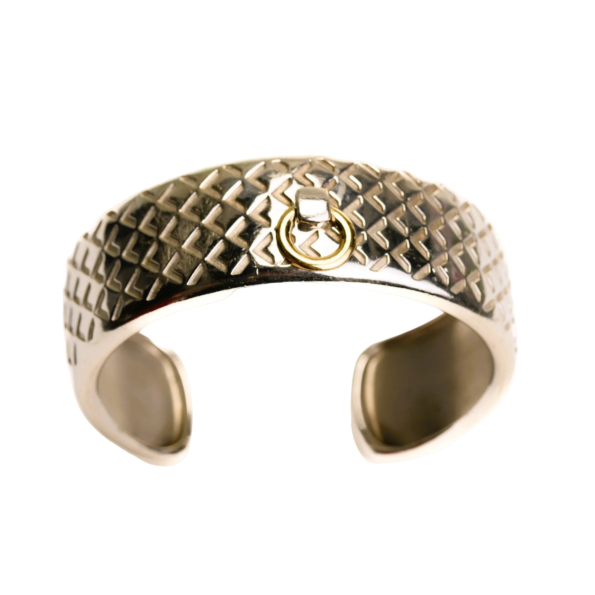 MAUBOUSSIN "Salomé" Cuff bracelet in Yellow gold and Silver