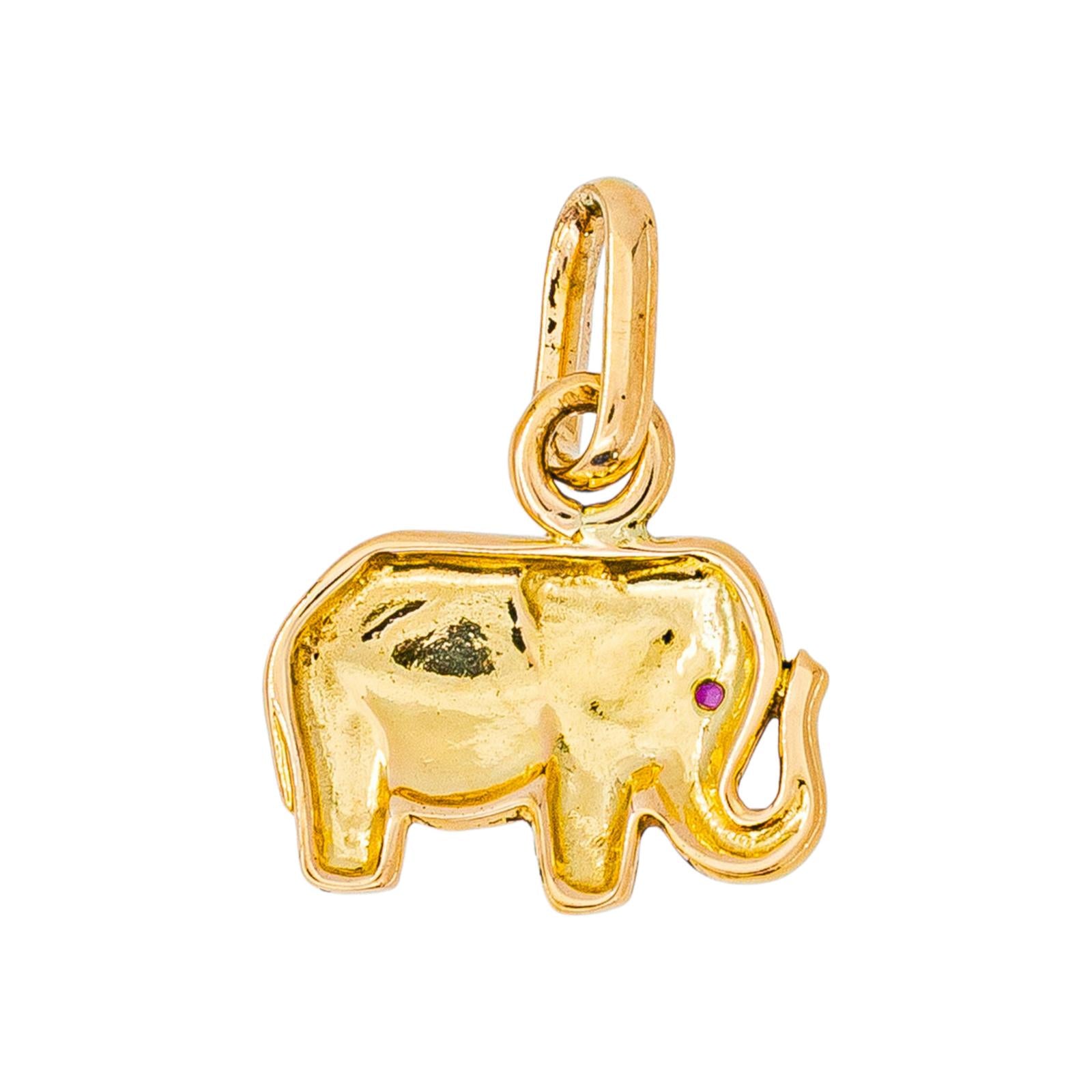 Dodo Pomellato  Pendentif   Or jaune  Rubis