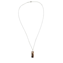 DINH VAN "Seventies" Pendant Necklace in White Gold and Diamonds