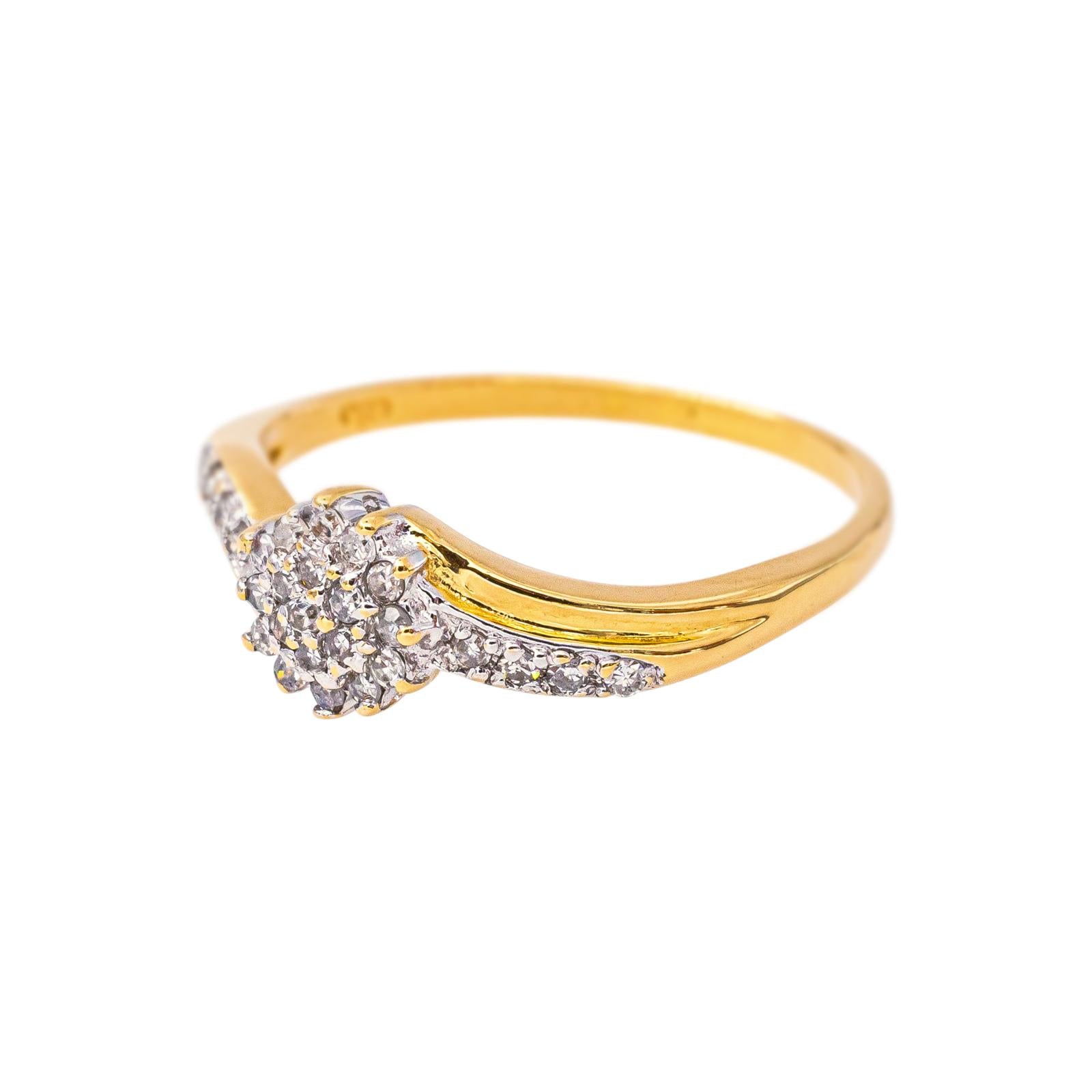 Bague Or jaune Diamant
