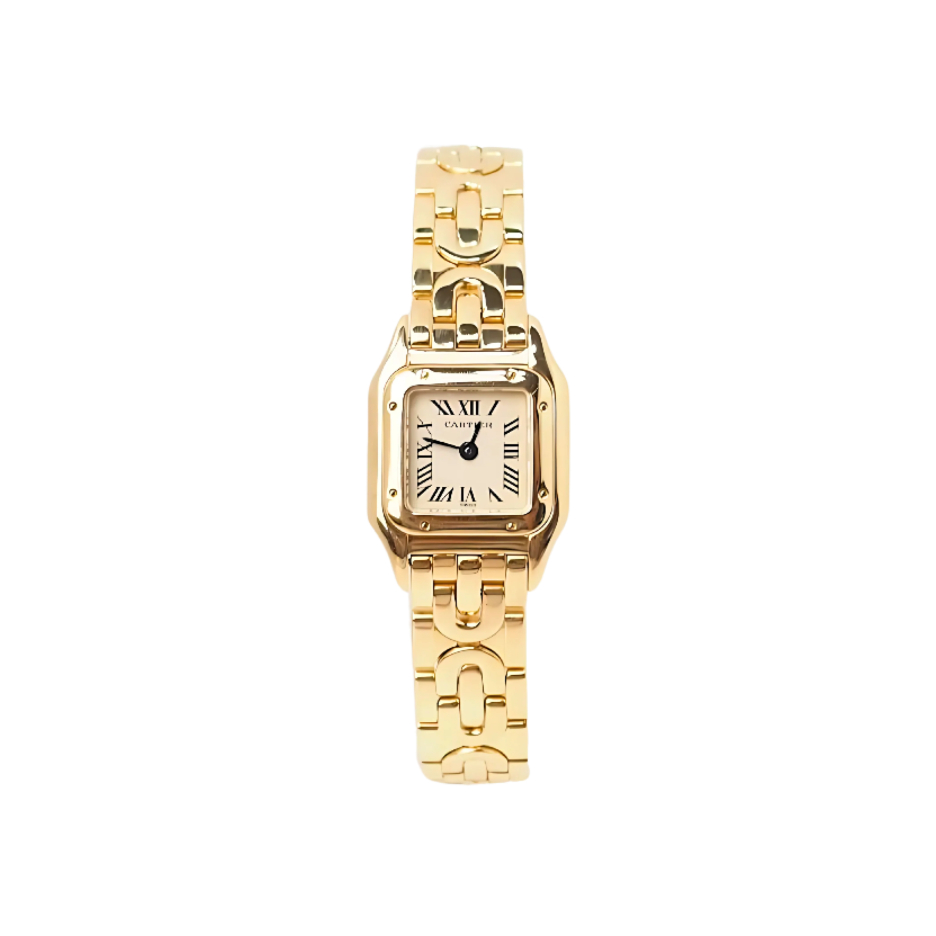 Montre CARTIER Quartz Mini Panthère en or jaune