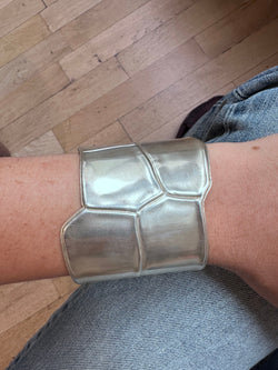 Bracelet Manchette HERMÈS Niloticus Éclat en argent