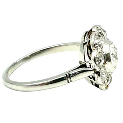 Daisy Ring in Platinum and Diamonds
