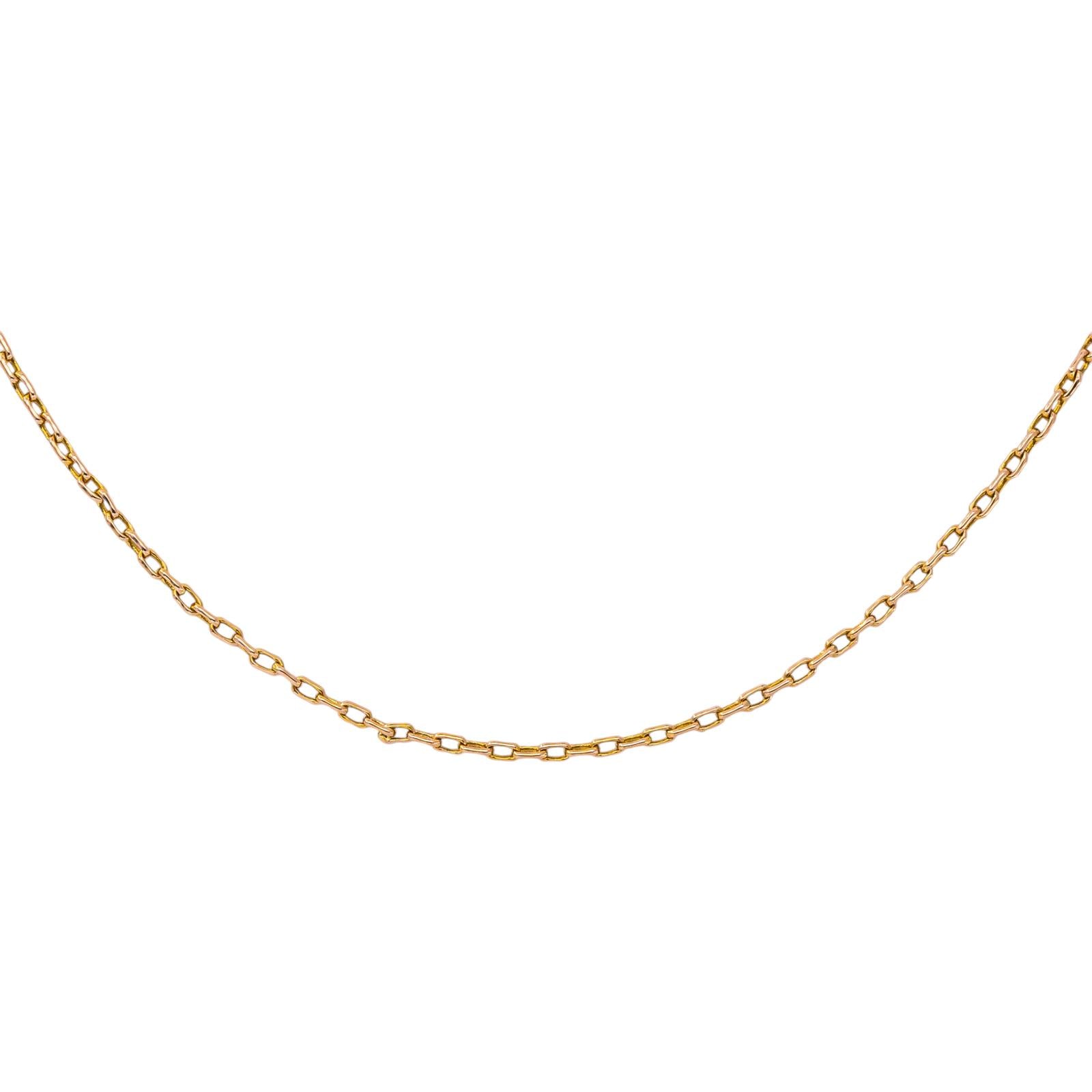 Rose Gold Forçat Link Necklace