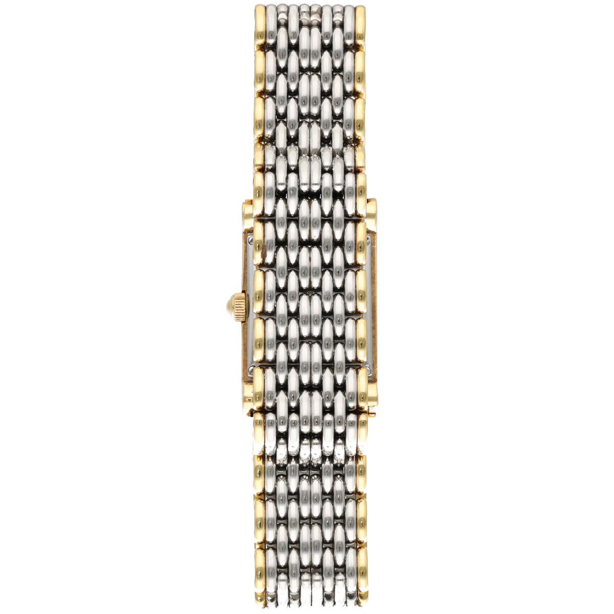 BOUCHERON "Reflet de dame" watch in yellow gold and stainless steel