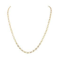 Yellow Gold Horse-Link Necklace