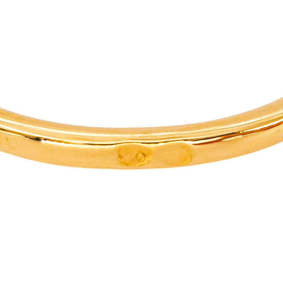 Yellow Gold Solitaire Ring with Diamond