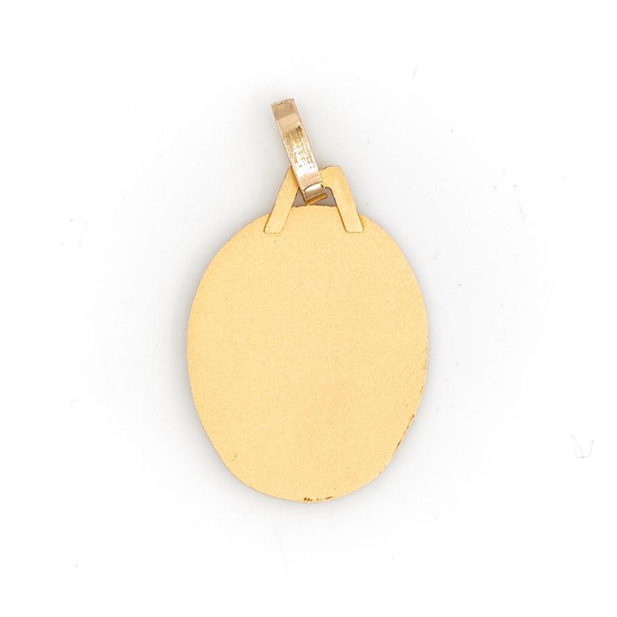 Yellow Gold Religious Pendant